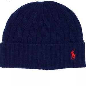 Polo Ralph Lauren Navy Beanie Hat NWT